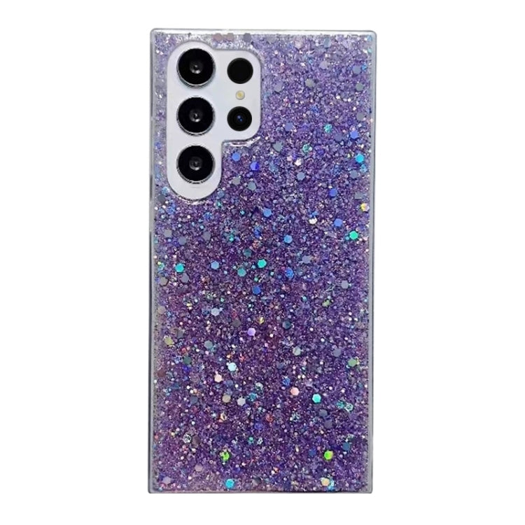 Custodia per telefono in TPU epossidico con paillettes glitterate, For Samsung Galaxy S24 Ultra 5G, For Samsung Galaxy S24+ 5G, For Samsung Galaxy S24 5G