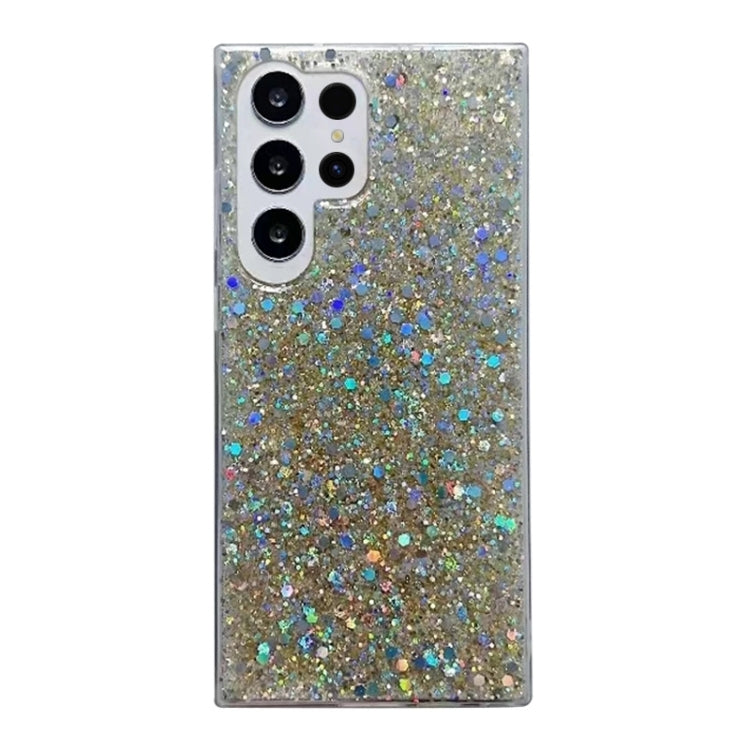 Custodia per telefono in TPU epossidico con paillettes glitterate, For Samsung Galaxy S24 Ultra 5G, For Samsung Galaxy S24+ 5G, For Samsung Galaxy S24 5G