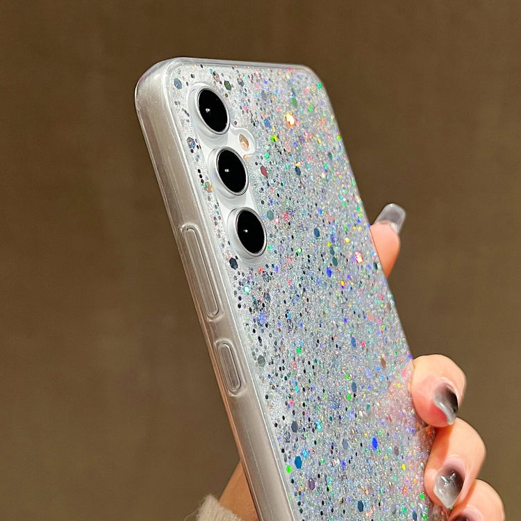 Custodia per telefono in TPU epossidico con paillettes glitterate, For Samsung Galaxy A34 5G, For Samsung Galaxy A54 5G, For Samsung Galaxy  A14 5G