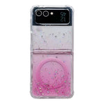 Custodia protettiva per telefono Magsafe Glitter TPU, For Samsung Galaxy Z Flip7 FE / Flip6, For Samsung Galaxy Z Flip7, For Samsung Galaxy Z Flip5, For Samsung Galaxy Z Flip4