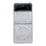 Custodia protettiva per telefono Magsafe Glitter TPU, For Samsung Galaxy Z Flip7 FE / Flip6, For Samsung Galaxy Z Flip7, For Samsung Galaxy Z Flip5, For Samsung Galaxy Z Flip4