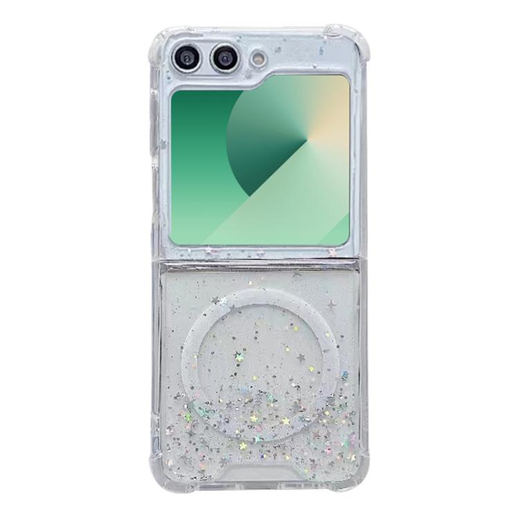 Custodia protettiva per telefono Magsafe Glitter TPU, For Samsung Galaxy Z Flip7 FE / Flip6, For Samsung Galaxy Z Flip7, For Samsung Galaxy Z Flip5, For Samsung Galaxy Z Flip4