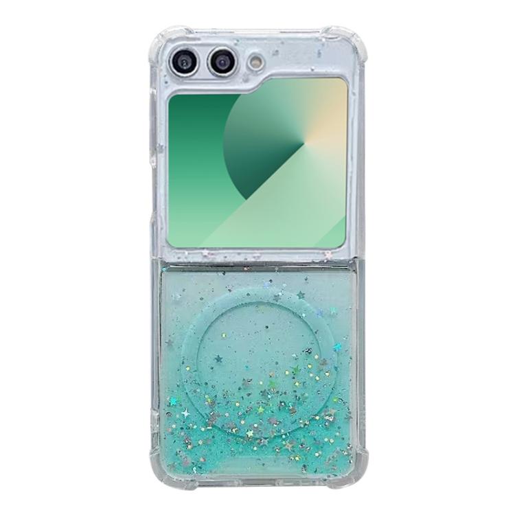 Custodia protettiva per telefono Magsafe Glitter TPU, For Samsung Galaxy Z Flip7 FE / Flip6, For Samsung Galaxy Z Flip7, For Samsung Galaxy Z Flip5, For Samsung Galaxy Z Flip4