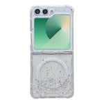 Custodia protettiva per telefono Magsafe Glitter TPU, For Samsung Galaxy Z Flip7 FE / Flip6, For Samsung Galaxy Z Flip7, For Samsung Galaxy Z Flip5, For Samsung Galaxy Z Flip4