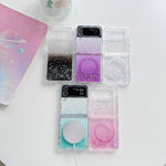 Custodia protettiva per telefono Magsafe Glitter TPU, For Samsung Galaxy Z Flip7 FE / Flip6, For Samsung Galaxy Z Flip7, For Samsung Galaxy Z Flip5, For Samsung Galaxy Z Flip4