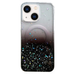 Custodia per telefono in TPU trasparente ibrida MagSafe Glitter, For iPhone 14 Plus, For iPhone 14, For iPhone 14 Pro, For iPhone 14 Pro Max
