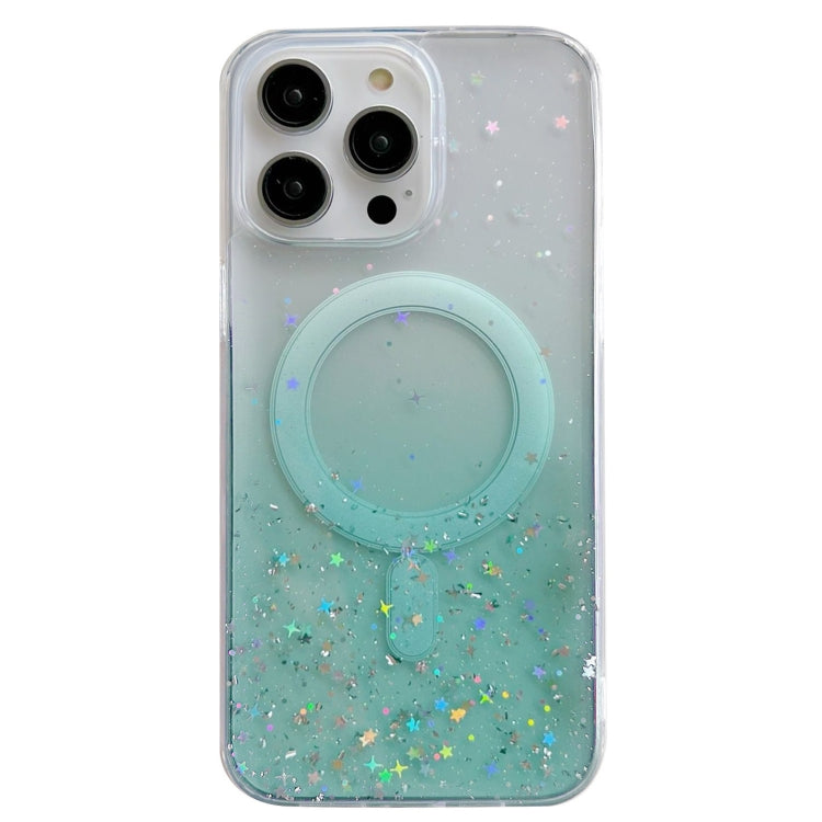 Custodia per telefono in TPU trasparente ibrida MagSafe Glitter, For iPhone 13 Pro Max, For iPhone 13 Pro, For iPhone 13, For iPhone 12