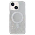 Custodia per telefono in TPU trasparente ibrida MagSafe Glitter, For iPhone 13 Pro Max, For iPhone 13 Pro, For iPhone 13, For iPhone 12