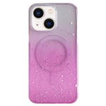 Custodia per telefono in TPU trasparente ibrida MagSafe Glitter, For iPhone 13 Pro Max, For iPhone 13 Pro, For iPhone 13, For iPhone 12