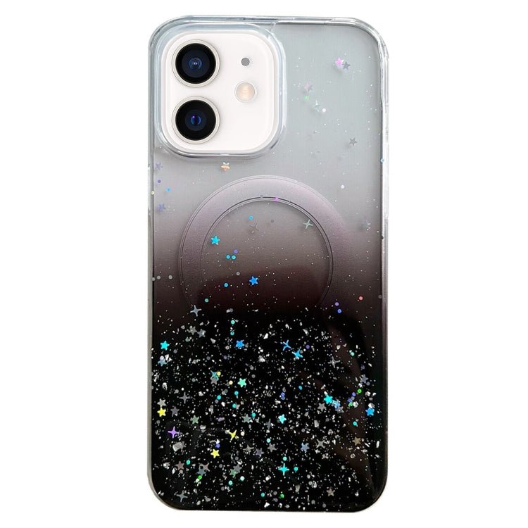 Custodia per telefono in TPU trasparente ibrida MagSafe Glitter, For iPhone 13 Pro Max, For iPhone 13 Pro, For iPhone 13, For iPhone 12