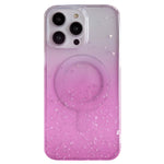 Custodia per telefono in TPU trasparente ibrida MagSafe Glitter, For iPhone 12 Pro Max, For iPhone 12 Pro, For iPhone 11 Pro Max, For iPhone 11