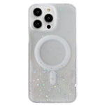 Custodia per telefono in TPU trasparente ibrida MagSafe Glitter, For iPhone 12 Pro Max, For iPhone 12 Pro, For iPhone 11 Pro Max, For iPhone 11