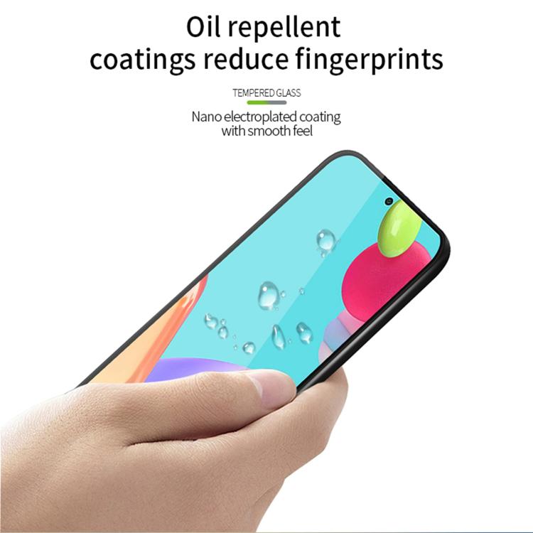 PINWUYO 9H Pellicola in vetro temperato a schermo intero curvo 3D antideflagrante, For Samsung Galaxy S23 FE 5G, For Samsung Galaxy A37 / A57 5G, For Samsung Galaxy A36 / A56, For Samsung Galaxy M15／F15
