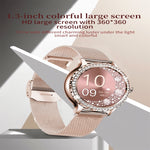 NX19 Smart Watch con schermo a colori impermeabile IP68 da 1,3 pollici, supporto frequenza cardiaca / pressione sanguigna / monitoraggio dell'ossigeno nel sangue