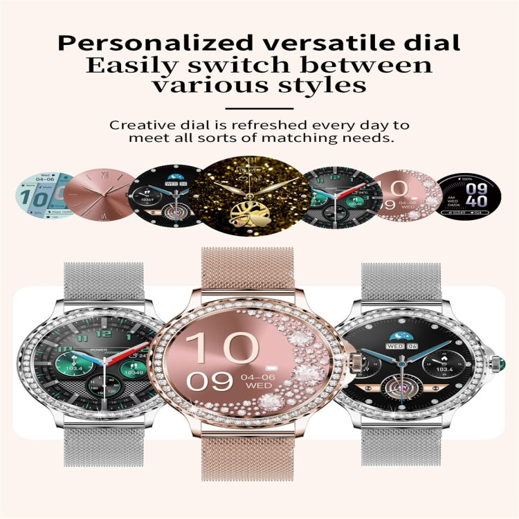 NX19 Smart Watch con schermo a colori impermeabile IP68 da 1,3 pollici, supporto frequenza cardiaca / pressione sanguigna / monitoraggio dell'ossigeno nel sangue