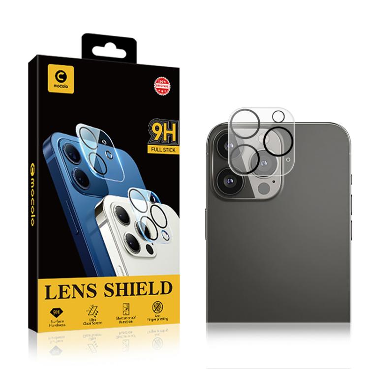 mocolo 3D 9H Obiettivo della fotocamera in vetro temperato Protector, For iPhone 16 Pro / 16 Pro Max, For iPhone 16 / 16 Plus, For iPhone 15 Pro / 15 Pro Max, For iPhone 15 / 15 Plus, For iPhone 14 / 14 Plus, For iPhone 14 Pro / 14 Pro Max