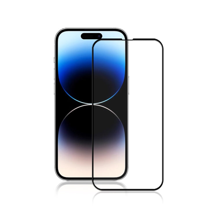Proteggi schermo in vetro temperato a copertura totale con colla piena 2.5D, For iPhone 15 Pro Max, For iPhone 15 Pro, For iPhone 15 Plus, For iPhone 15