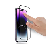 Proteggi schermo in vetro temperato a copertura totale con colla piena 2.5D, For iPhone 15 Pro Max, For iPhone 15 Pro, For iPhone 15 Plus, For iPhone 15
