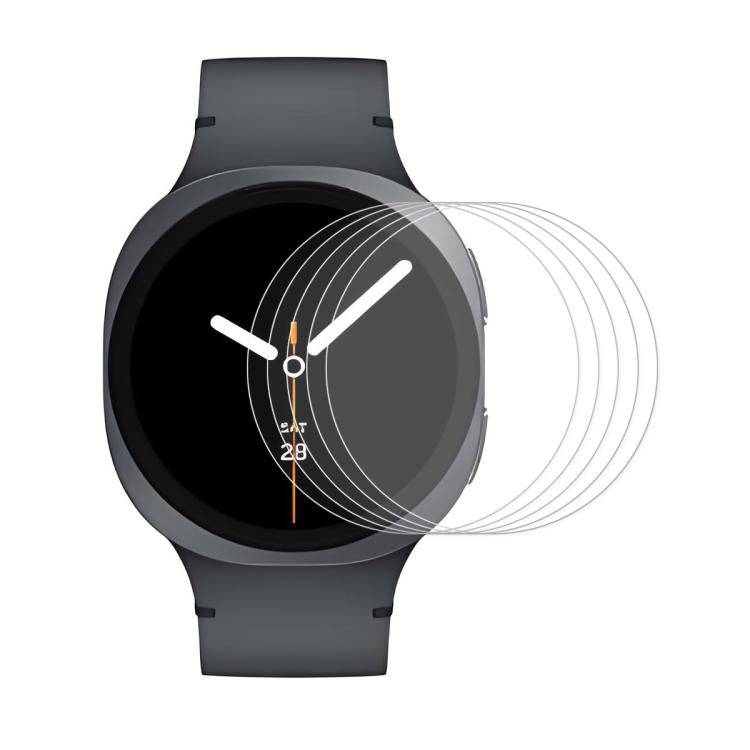 5pz ENKAY 0.2mm 9H Pellicola proteggi schermo in vetro temperato, For Samsung Galaxy Watch Ultra 47mm / Ultra 2025, For Samsung Galaxy Watch8 44mm, For Samsung Galaxy Watch8 40mm, For Samsung Galaxy Watch6 Classic / Ultra 47mm                          ...