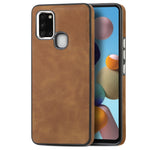 Custodia per telefono antiurto in TPU galvanico skin-feel, For Samsung Galaxy A12, For Samsung Galaxy A21s