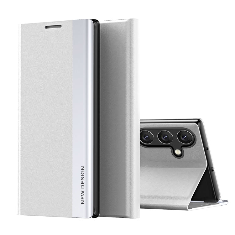 Custodia per telefono in pelle ad adsorbimento elettrolitico laterale, For Samsung Galaxy S25 Edge 5G, For Samsung Galaxy A56 5G, For Samsung Galaxy A36 5G