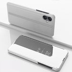 Custodia per telefono in pelle flip orizzontale placcata a specchio con supporto, For Galaxy A16 5G, For Galaxy A06 4G, For Galaxy S24 FE 5G, For Galaxy M55