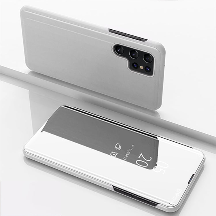 Custodia per telefono in pelle flip orizzontale placcata a specchio con supporto, For Galaxy S25 5G, For Galaxy S25+ 5G, For Galaxy S25 Ultra 5G
