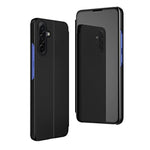 Custodia per telefono in pelle flip orizzontale placcata a specchio con supporto, For Galaxy S25 FE 5G, For Galaxy A17 5G, For Galaxy S25 Edge 5G