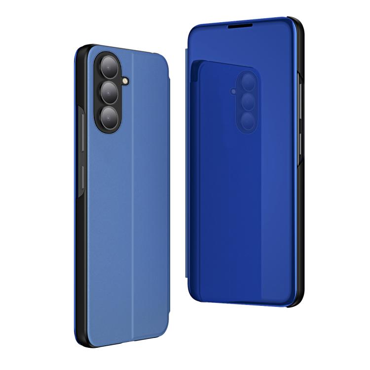 Custodia per telefono in pelle flip orizzontale placcata a specchio con supporto, For Galaxy A57 5G, For Galaxy A37 5G, For Galaxy A27 5G