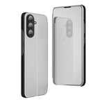 Custodia per telefono in pelle flip orizzontale placcata a specchio con supporto, For Galaxy A57 5G, For Galaxy A37 5G, For Galaxy A27 5G
