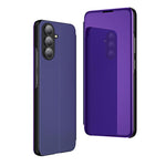 Custodia per telefono in pelle flip orizzontale placcata a specchio con supporto, For Galaxy A57 5G, For Galaxy A37 5G, For Galaxy A27 5G