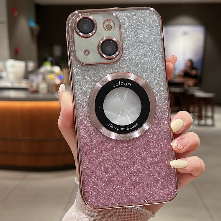 Custodia per telefono in TPU galvanico con glitter sfumato MagSafe, For iPhone 14, For iPhone 14 Pro, For iPhone 14 Pro Max