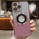 Custodia per telefono in TPU galvanico con glitter sfumato MagSafe, For iPhone 11 Pro Max, For iPhone 11, For iPhone 11 Pro