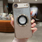 Custodia per telefono in TPU galvanico con glitter sfumato MagSafe, For iPhone 17, For iPhone Air, For iPhone 16 Pro Max