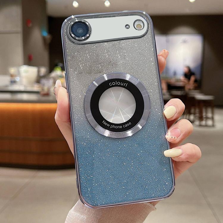 Custodia per telefono in TPU galvanico con glitter sfumato MagSafe, For iPhone 17, For iPhone Air, For iPhone 16 Pro Max