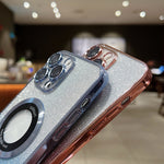 Custodia per telefono in TPU galvanico con glitter sfumato MagSafe, For iPhone 17, For iPhone Air, For iPhone 16 Pro Max