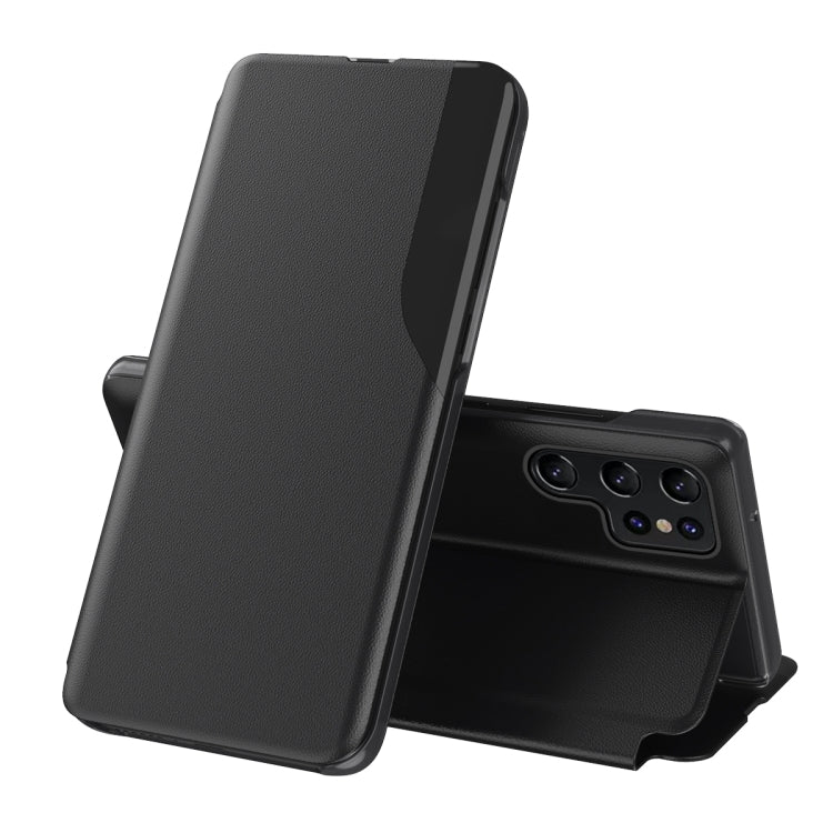 Custodia per telefono in pelle flip con display laterale, For Samsung Galaxy A36 5G, For Samsung Galaxy S25 5G, For Samsung Galaxy S25+ 5G, For Samsung Galaxy S25 Ultra 5G