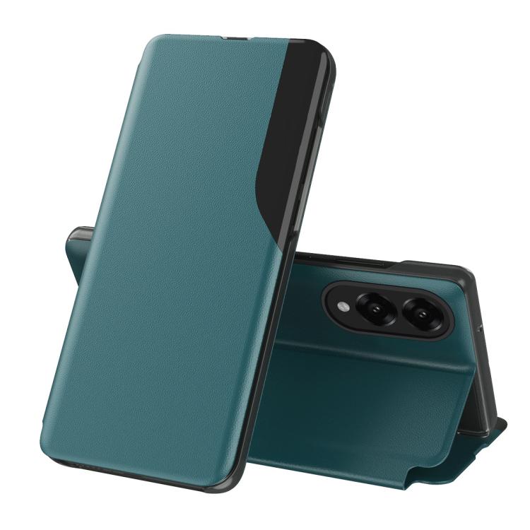 Custodia per telefono in pelle flip con display laterale, For Galaxy S25 FE 5G, For Galaxy A07 5G, For Galaxy A17 5G, For Galaxy S25 Edge 5G