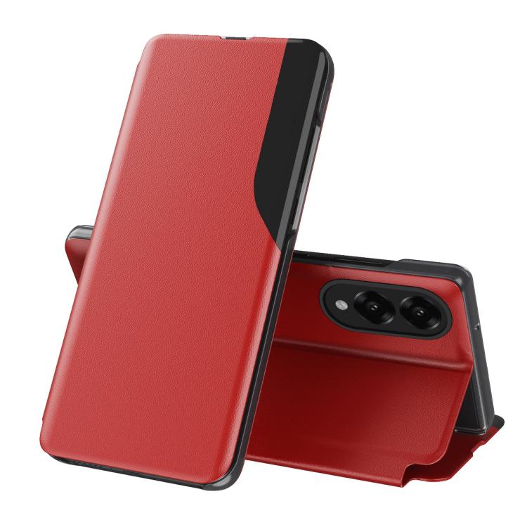 Custodia per telefono in pelle flip con display laterale, For Galaxy S25 FE 5G, For Galaxy A07 5G, For Galaxy A17 5G, For Galaxy S25 Edge 5G