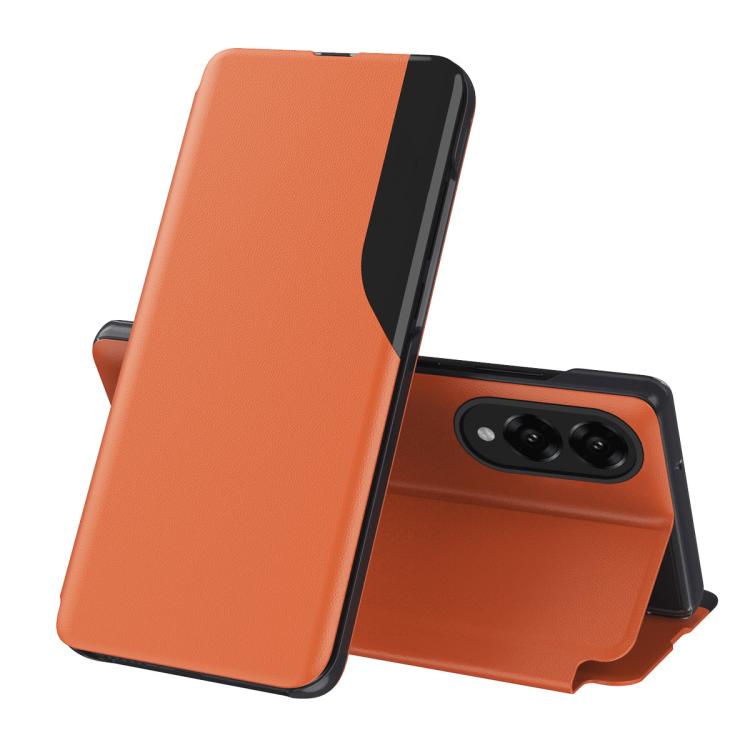 Custodia per telefono in pelle flip con display laterale, For Galaxy S25 FE 5G, For Galaxy A07 5G, For Galaxy A17 5G, For Galaxy S25 Edge 5G