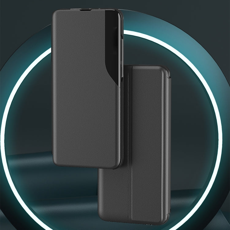 Custodia per telefono in pelle flip con display laterale, For Galaxy S26+ 5G, For Galaxy S26 Ultra 5G, For Galaxy S26 5G, For Galaxy A27 5G