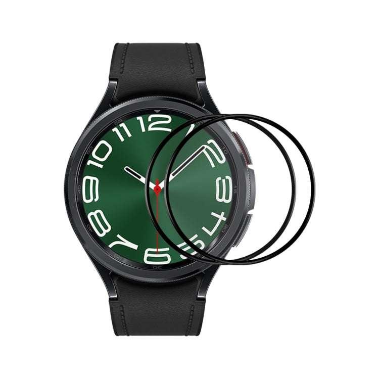 2 pezzi ENKAY 3D Full Coverage Soft PC Edge + PMMA HD Pellicola proteggi schermo, For Samsung Galaxy Watch Ultra 47mm / Ultra 2025, For Samsung Galaxy Watch8 Classic 46mm, For Samsung Galaxy Watch8 44mm, For Samsung Galaxy Watch8 40mm                  ...