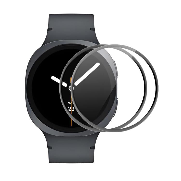 2 pezzi ENKAY 3D Full Coverage Soft PC Edge + PMMA HD Pellicola proteggi schermo, For Samsung Galaxy Watch Ultra 47mm / Ultra 2025, For Samsung Galaxy Watch8 Classic 46mm, For Samsung Galaxy Watch8 44mm, For Samsung Galaxy Watch8 40mm                  ...