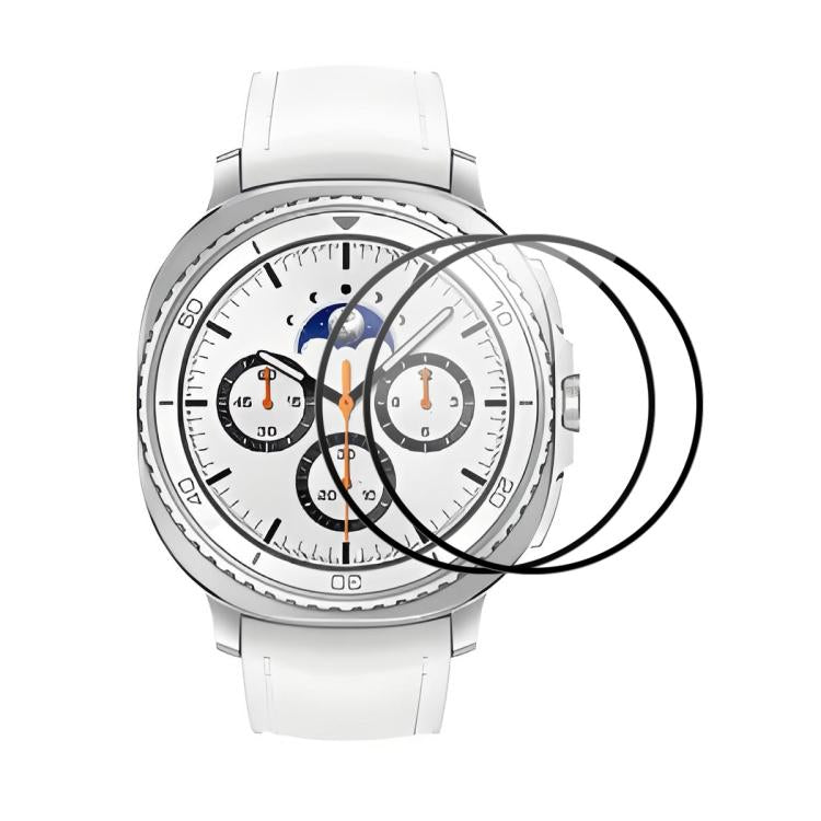2 pezzi ENKAY 3D Full Coverage Soft PC Edge + PMMA HD Pellicola proteggi schermo, For Samsung Galaxy Watch Ultra 47mm / Ultra 2025, For Samsung Galaxy Watch8 Classic 46mm, For Samsung Galaxy Watch8 44mm, For Samsung Galaxy Watch8 40mm                  ...