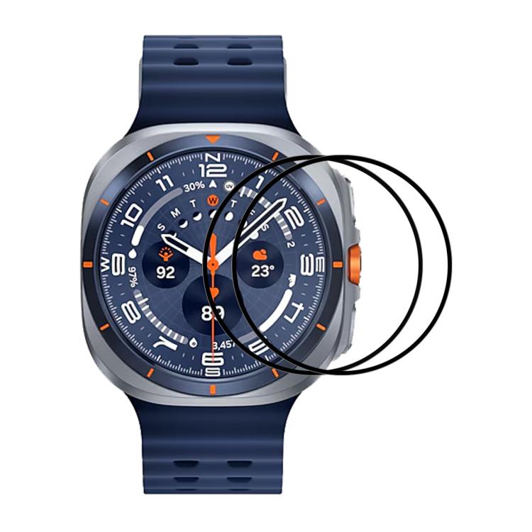 2 pezzi ENKAY 3D Full Coverage Soft PC Edge + PMMA HD Pellicola proteggi schermo, For Samsung Galaxy Watch Ultra 47mm / Ultra 2025, For Samsung Galaxy Watch8 Classic 46mm, For Samsung Galaxy Watch8 44mm, For Samsung Galaxy Watch8 40mm                  ...