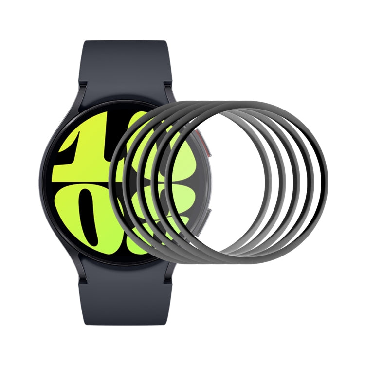 5 pezzi ENKAY 3D Full Coverage Soft PC Edge + PMMA HD Pellicola proteggi schermo, For Samsung Galaxy Watch Ultra 47mm / Ultra 2025, For Samsung Galaxy Watch8 Classic 46mm, For Samsung Galaxy Watch8 44mm, For Samsung Galaxy Watch8 40mm                  ...