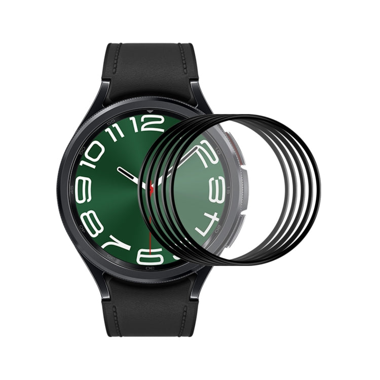5 pezzi ENKAY 3D Full Coverage Soft PC Edge + PMMA HD Pellicola proteggi schermo, For Samsung Galaxy Watch Ultra 47mm / Ultra 2025, For Samsung Galaxy Watch8 Classic 46mm, For Samsung Galaxy Watch8 44mm, For Samsung Galaxy Watch8 40mm                  ...