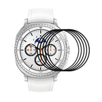 5 pezzi ENKAY 3D Full Coverage Soft PC Edge + PMMA HD Pellicola proteggi schermo, For Samsung Galaxy Watch Ultra 47mm / Ultra 2025, For Samsung Galaxy Watch8 Classic 46mm, For Samsung Galaxy Watch8 44mm, For Samsung Galaxy Watch8 40mm                  ...