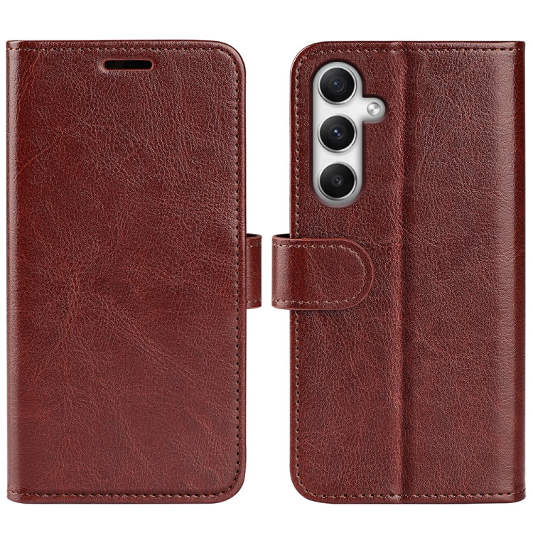Custodia per cellulare in pelle con vibrazione orizzontale R64 Texture, For Samsung Galaxy A35, For Samsung Galaxy S24 Ultra 5G, For Samsung Galaxy S24+ 5G, For Samsung Galaxy S24 5G, For Samsung Galaxy A15, For Samsung Galaxy A05