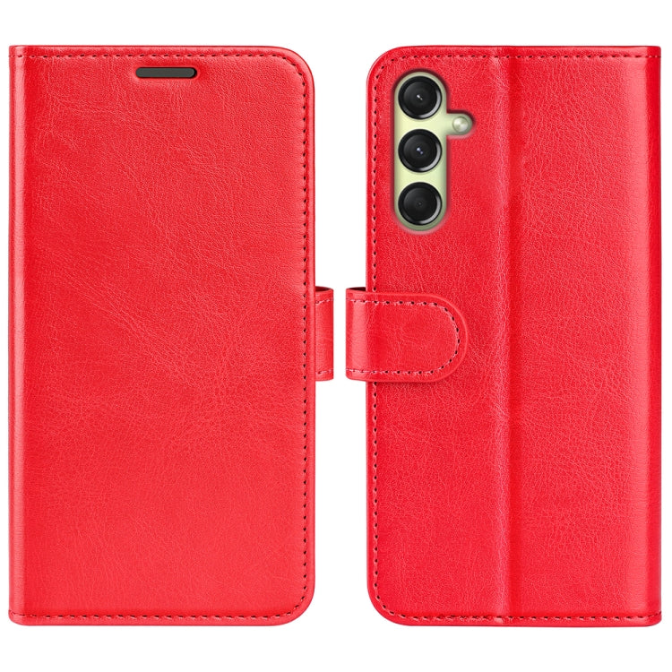 Custodia per cellulare in pelle con vibrazione orizzontale R64 Texture, For Samsung Galaxy A16, For Samsung Galaxy S24 FE 5G, For Samsung Galaxy Xcover 7 Pro, For Samsung Galaxy M55 5G, For Samsung Galaxy M15 5G, For Samsung Galaxy A55